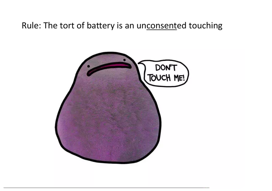 What is a Tort (Lecture) Part 5 - Page 6