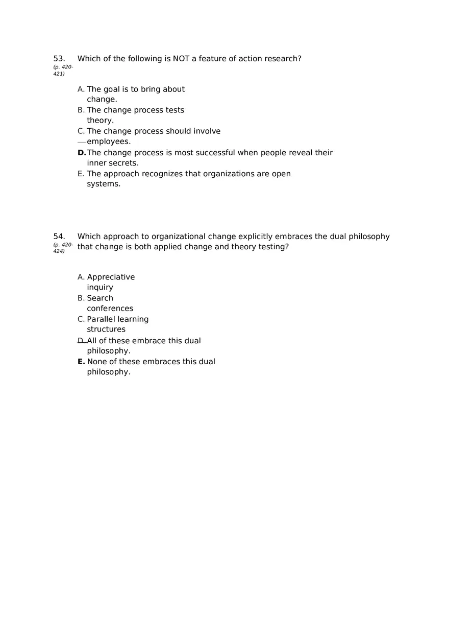 Chapter 15 Organizational Change Answer Key 3 - Page 7