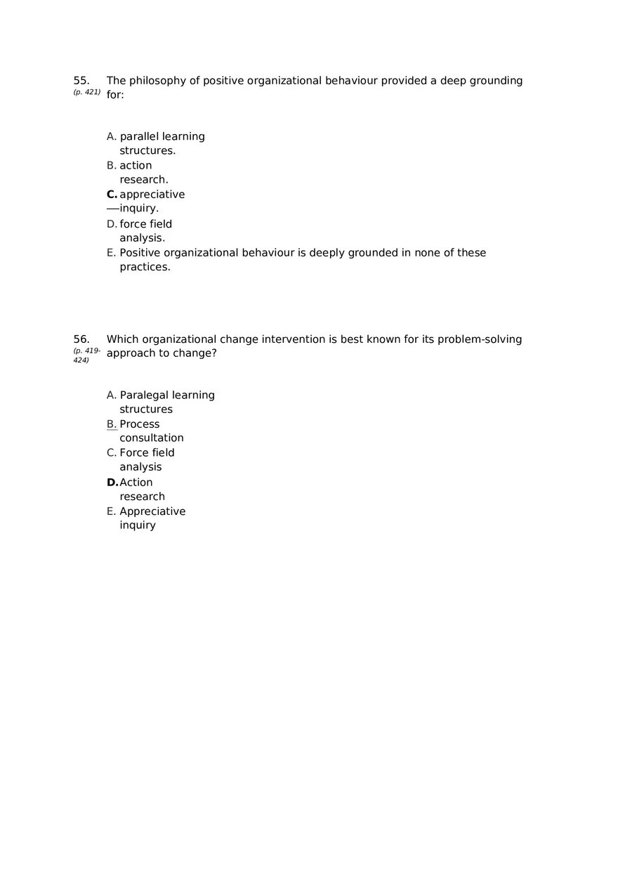 Chapter 15 Organizational Change Answer Key 3 - Page 8