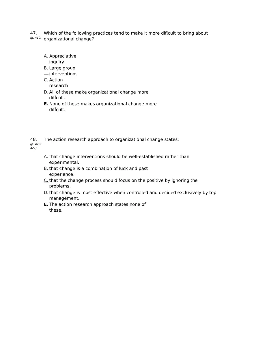 Chapter 15 Organizational Change Answer Key 3 - Page 4