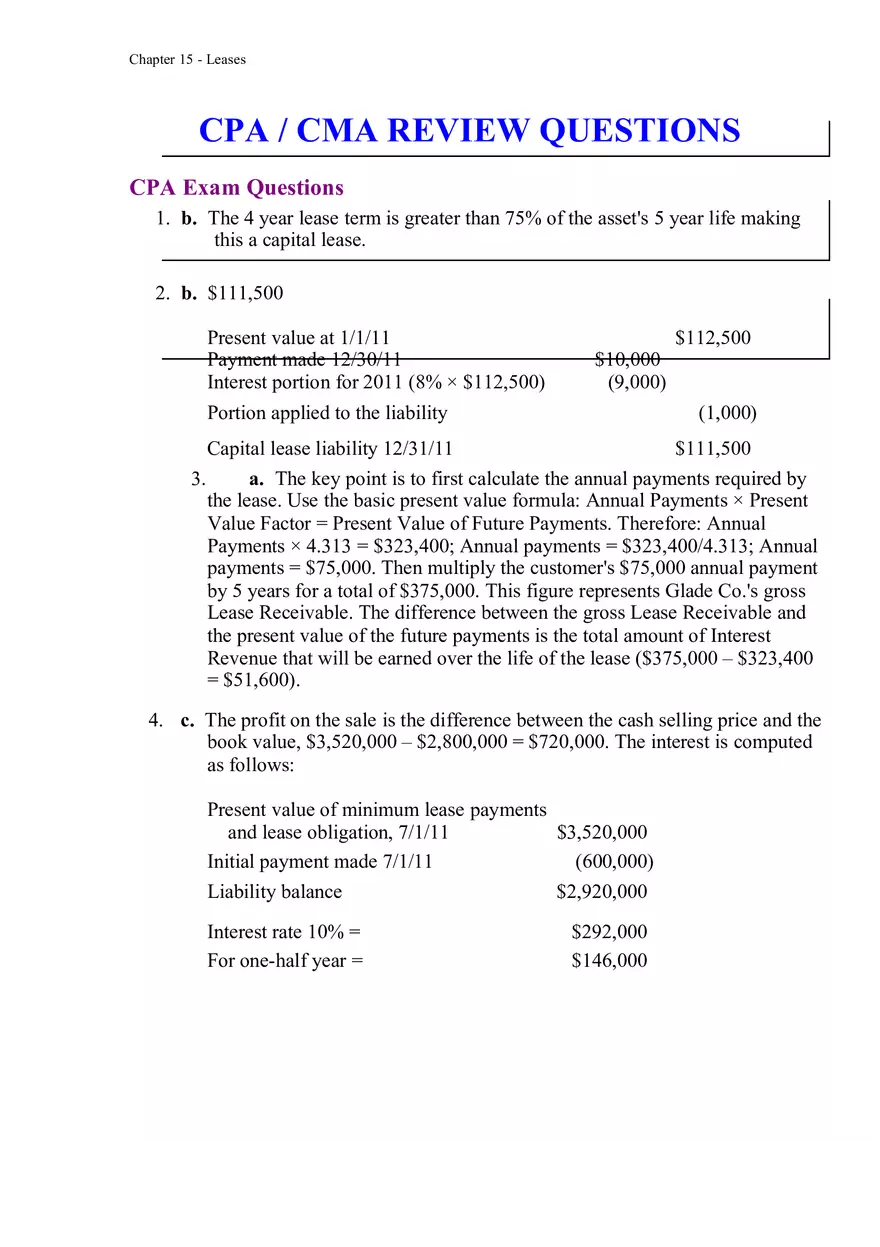 Accounting for Leases Part 6 - Page 1