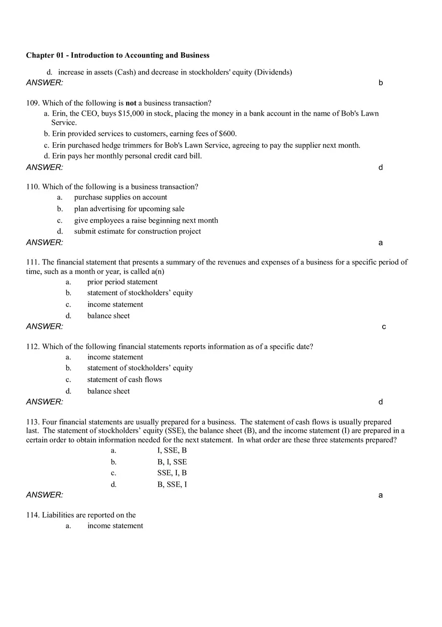 Introduction to Accounting and Business Ch 1 Part 2 - Page 8