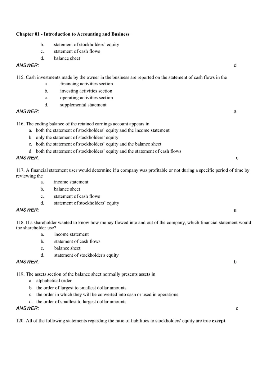 Introduction to Accounting and Business Ch 1 Part 2 - Page 9