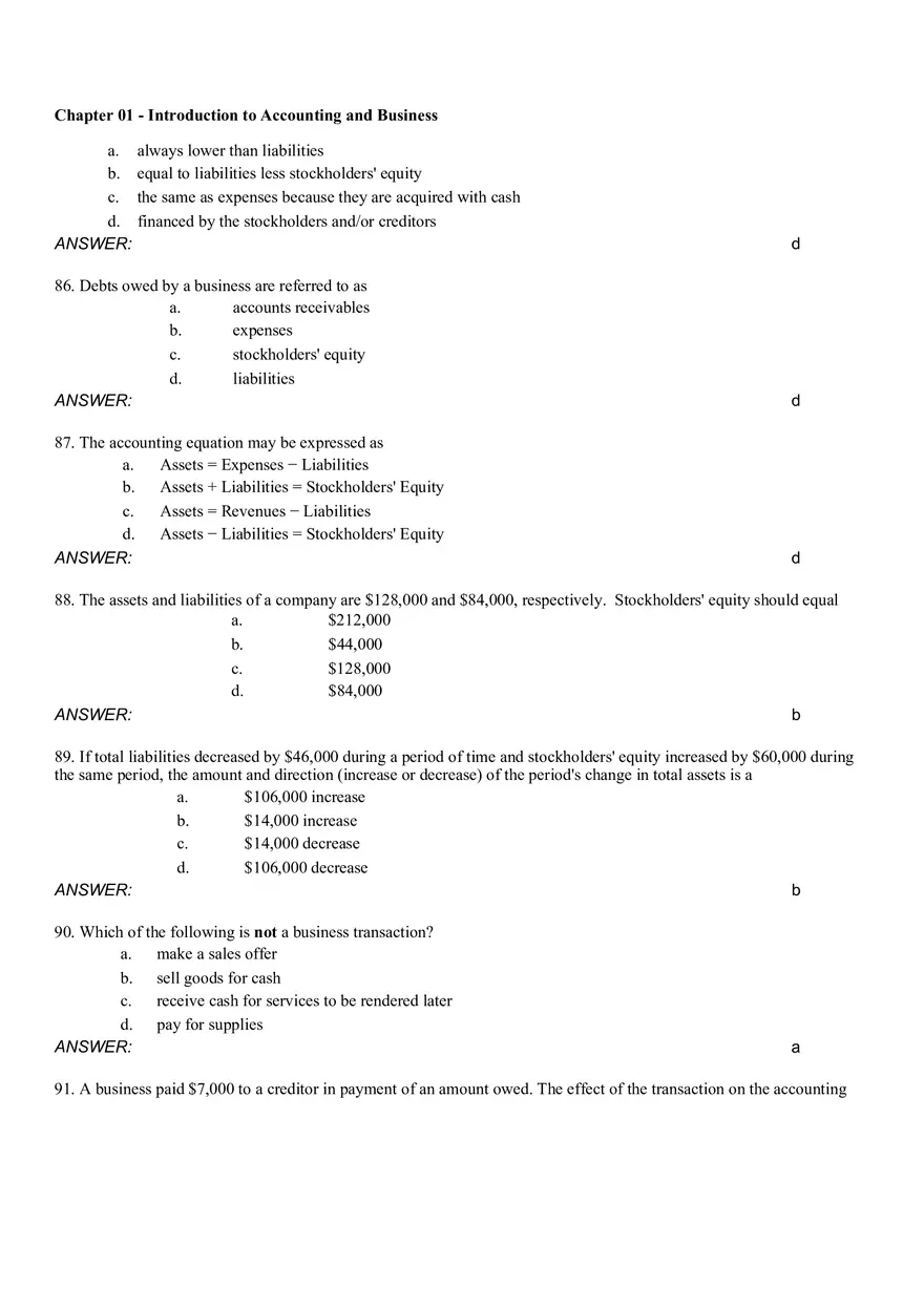 Introduction to Accounting and Business Ch 1 Part 2 - Page 4