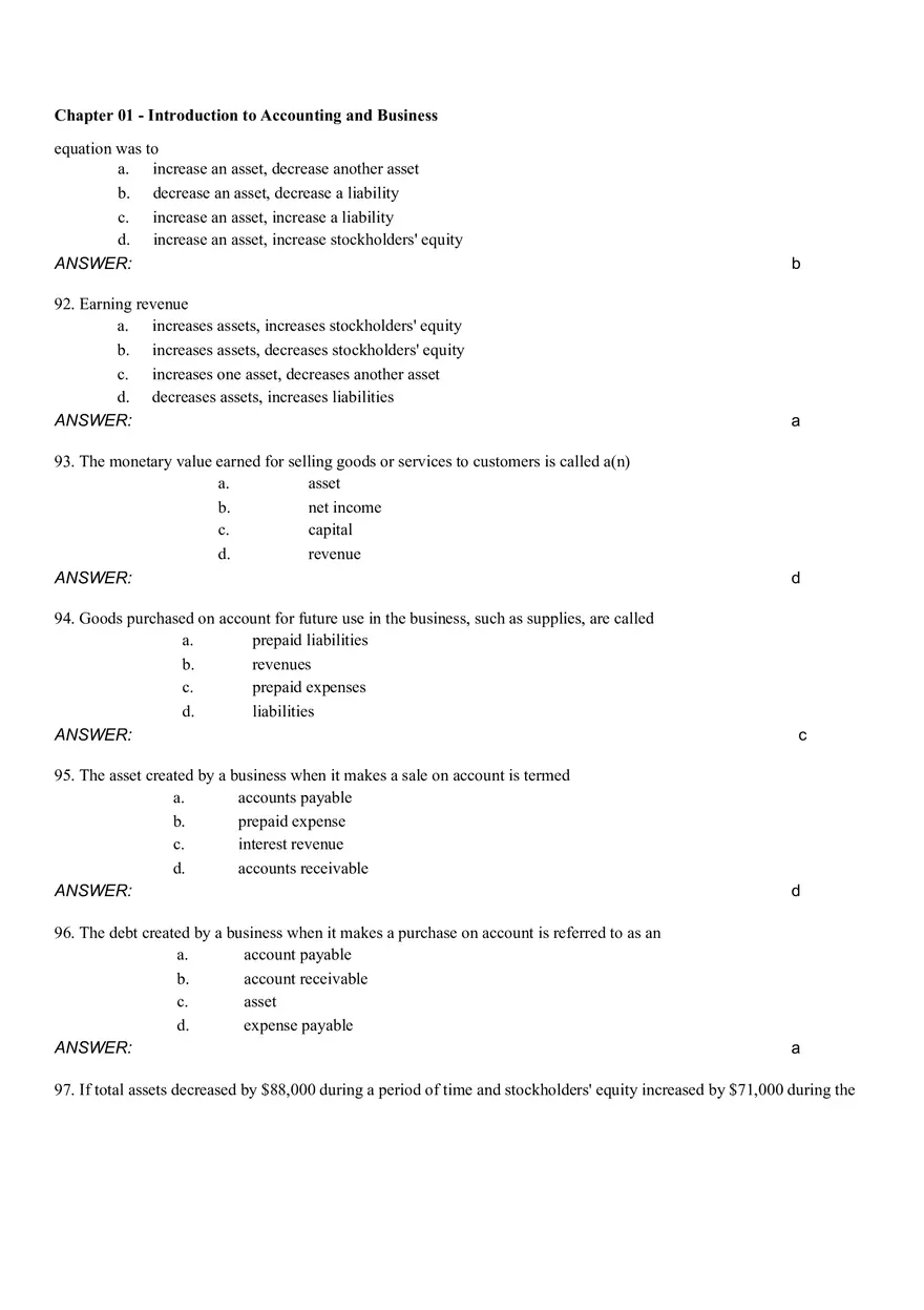 Introduction to Accounting and Business Ch 1 Part 2 - Page 5