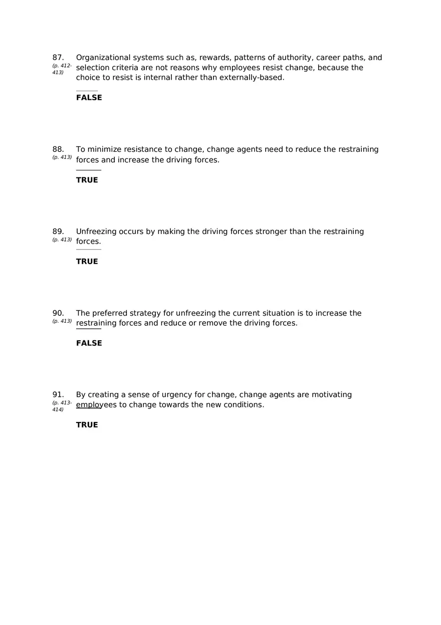 Chapter 15 Organizational Change Answer Key 4 - Page 9