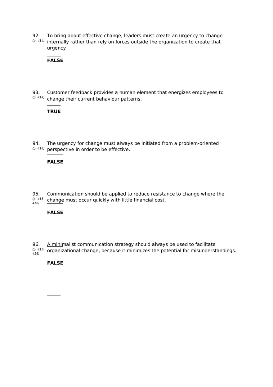 Chapter 15 Organizational Change Answer Key 4 - Page 10