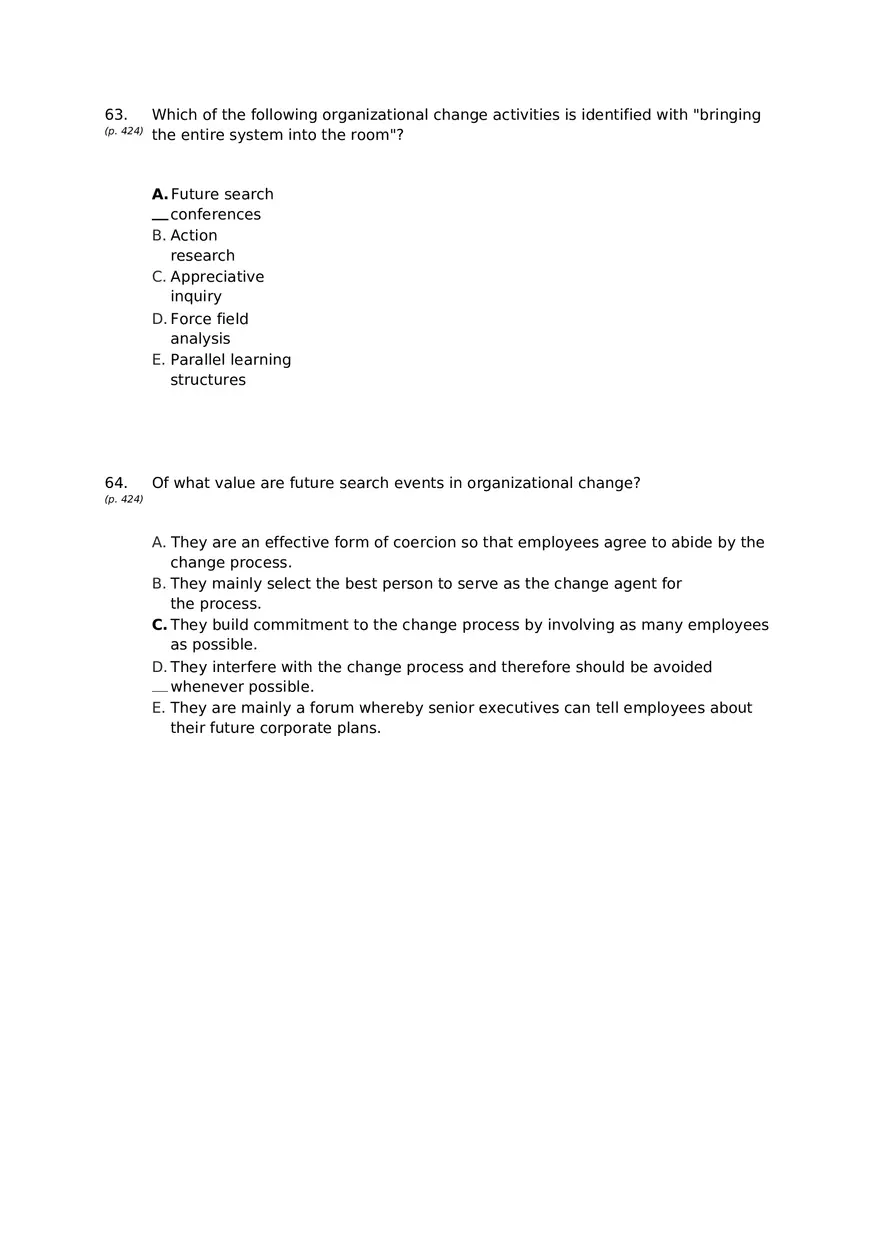 Chapter 15 Organizational Change Answer Key 4 - Page 2