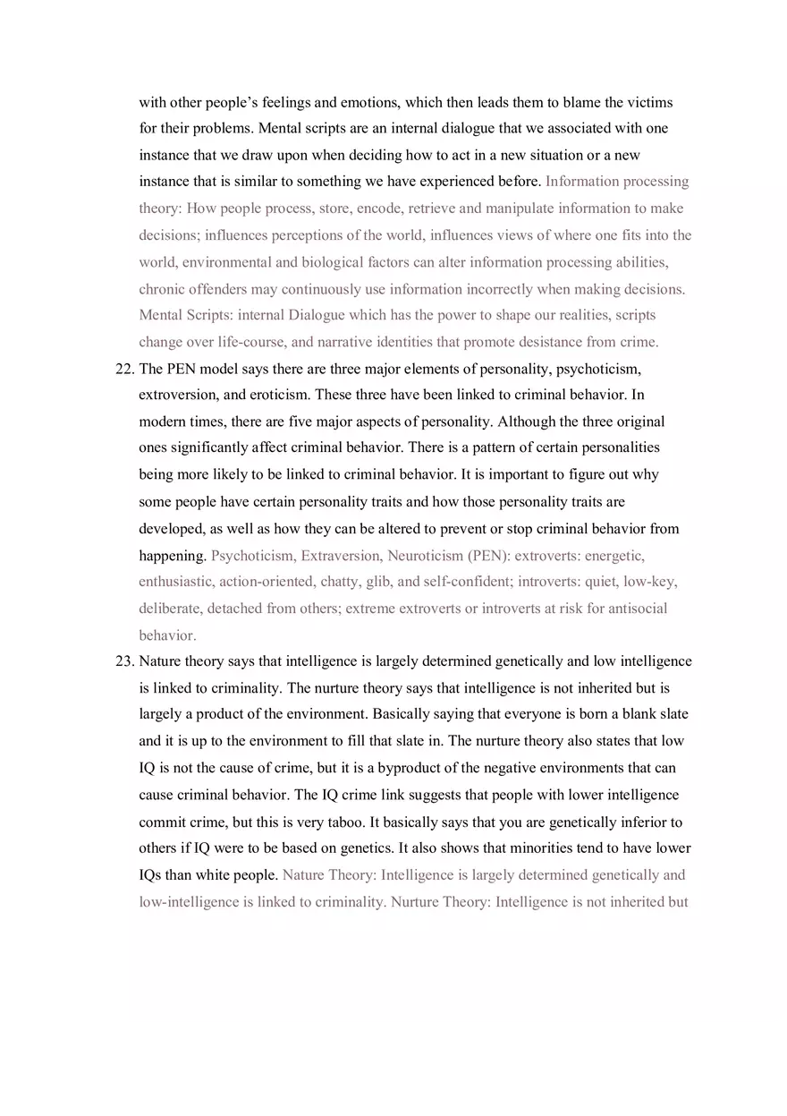 Criminology Chapter 5 Reading Questions - Page 8