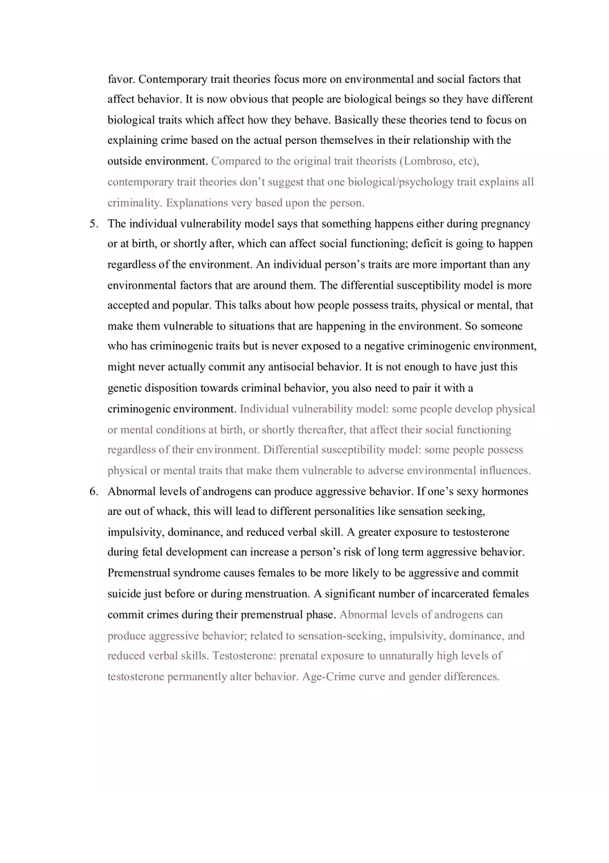 Criminology Chapter 5 Reading Questions - Page 2