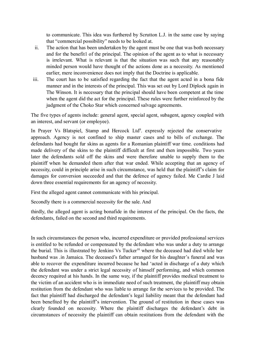 The Doctrine of Agency by Necessity - Page 3