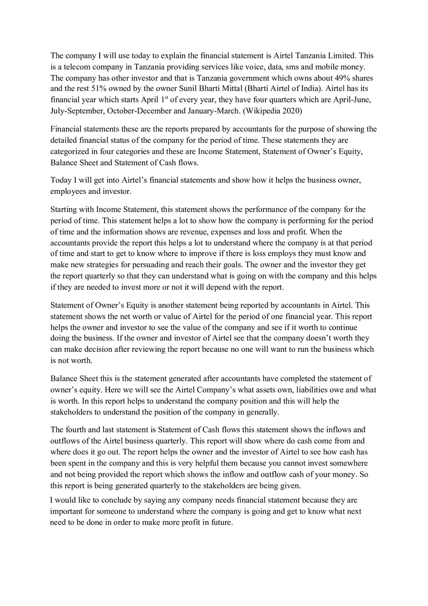 Basic Accounting Learning Journal - Page 1