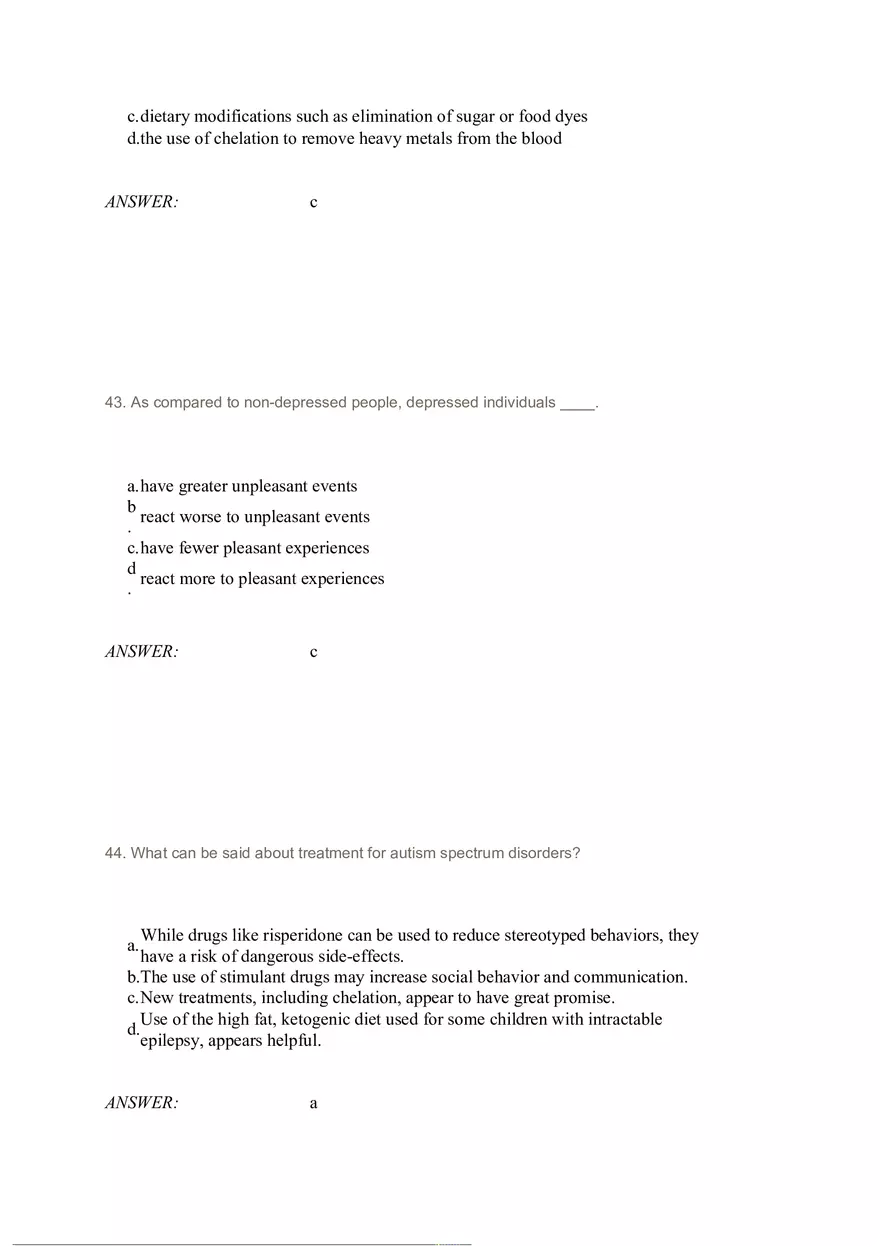 Drug Abuse Chapter 14 Answer Key Part 2 - Page 9