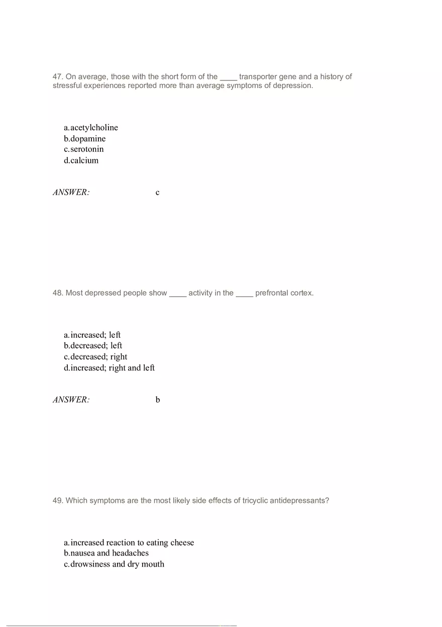 Drug Abuse Chapter 14 Answer Key Part 2 - Page 11