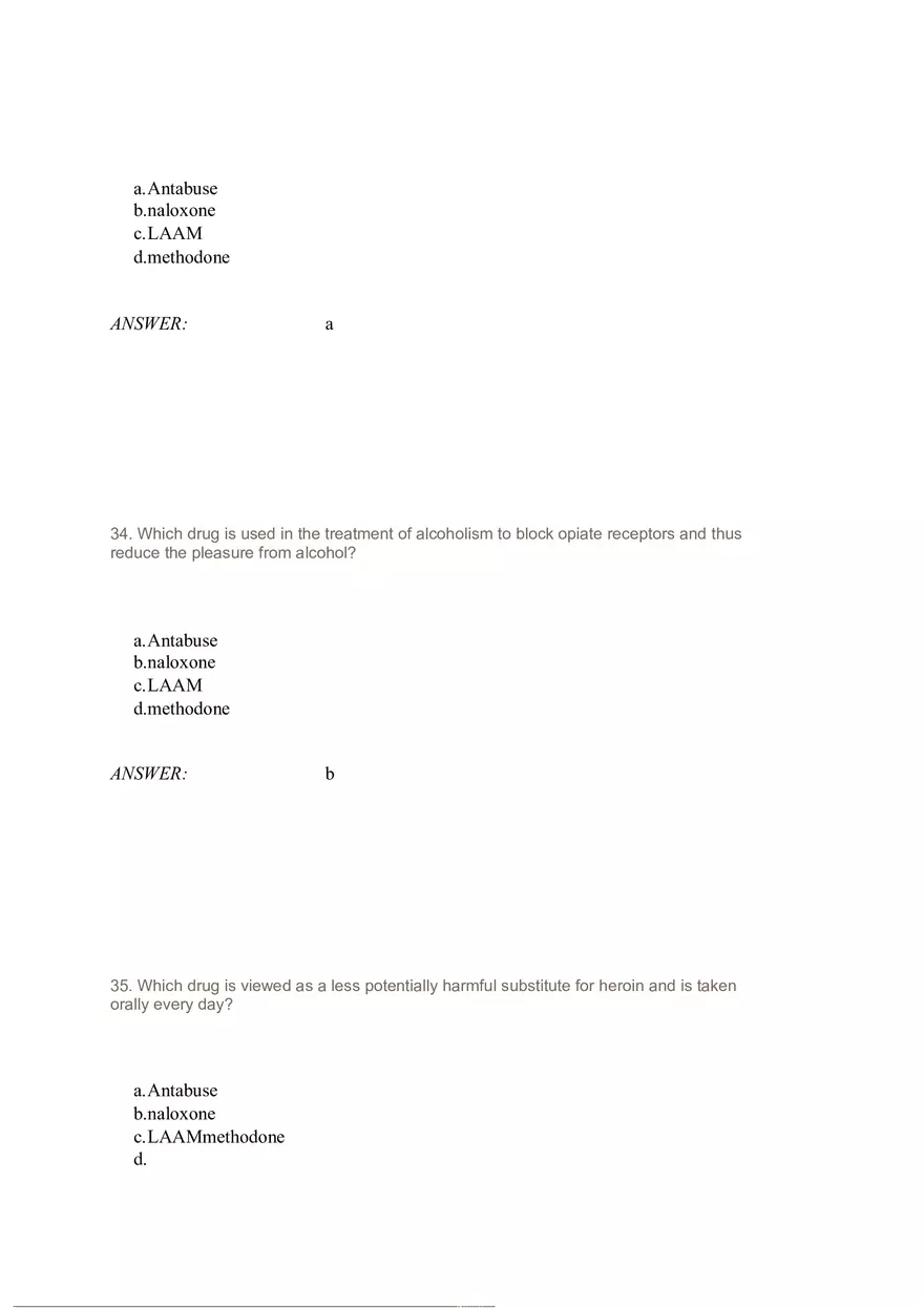 Drug Abuse Chapter 14 Answer Key Part 2 - Page 5