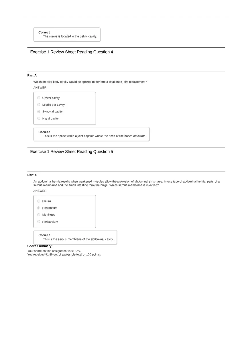 Unit 1 Ex 1 Review Sheet (Anat Term) - Page 7