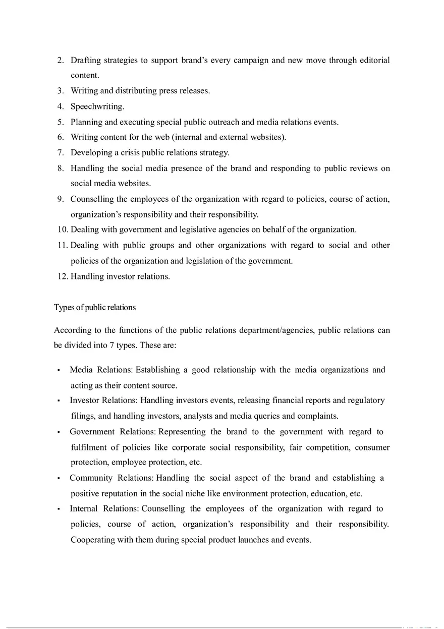 Unit 1 Public Relations Management Part 1 - Page 2