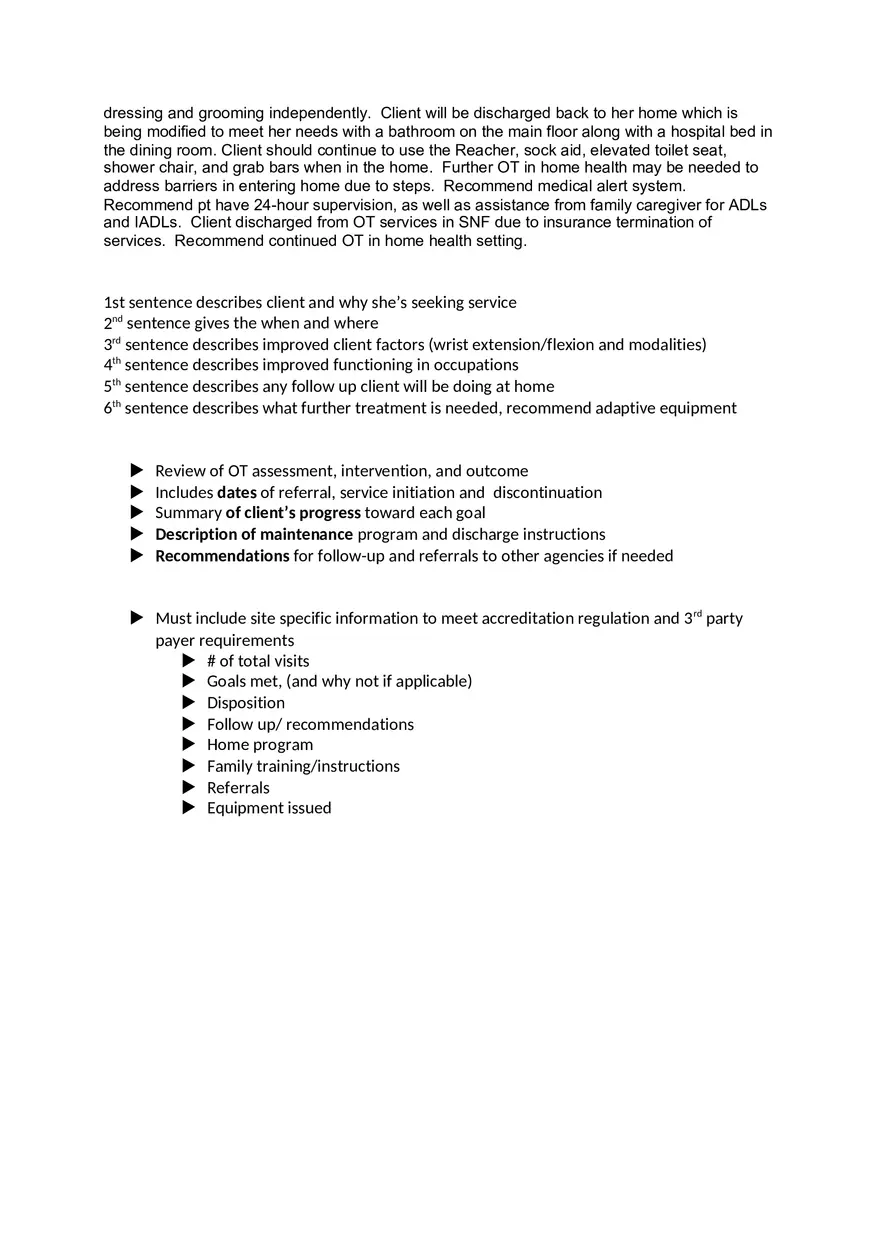 Discharge Summaries Study Guide - Page 3
