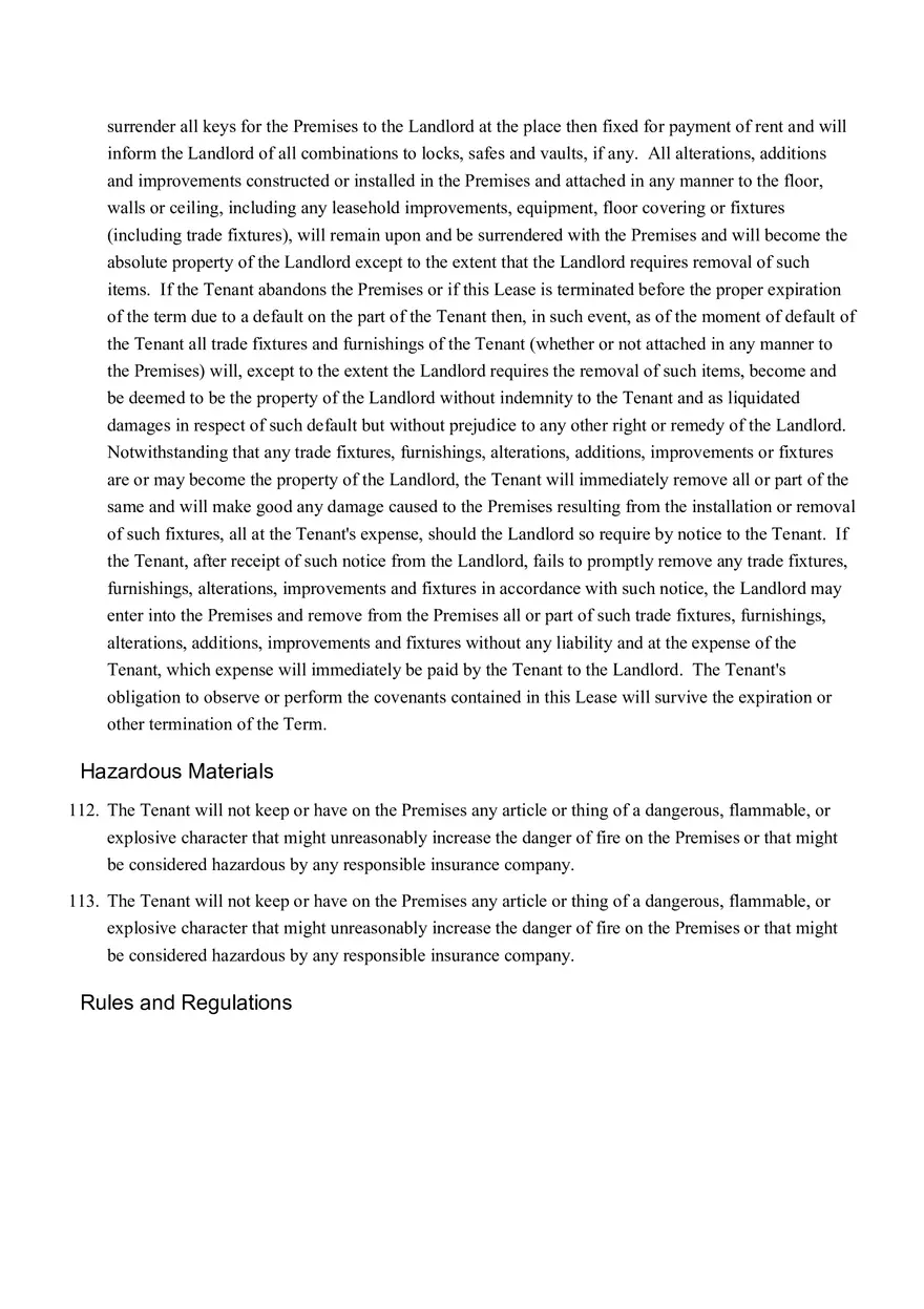 Sample Commercial Lease Agreement Part 3 - Page 7