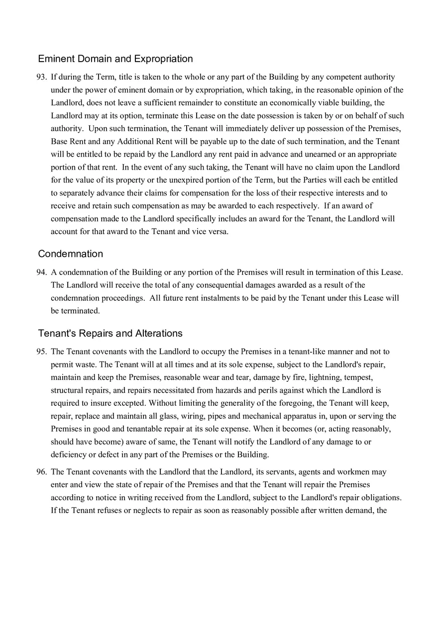 Sample Commercial Lease Agreement Part 3 - Page 4