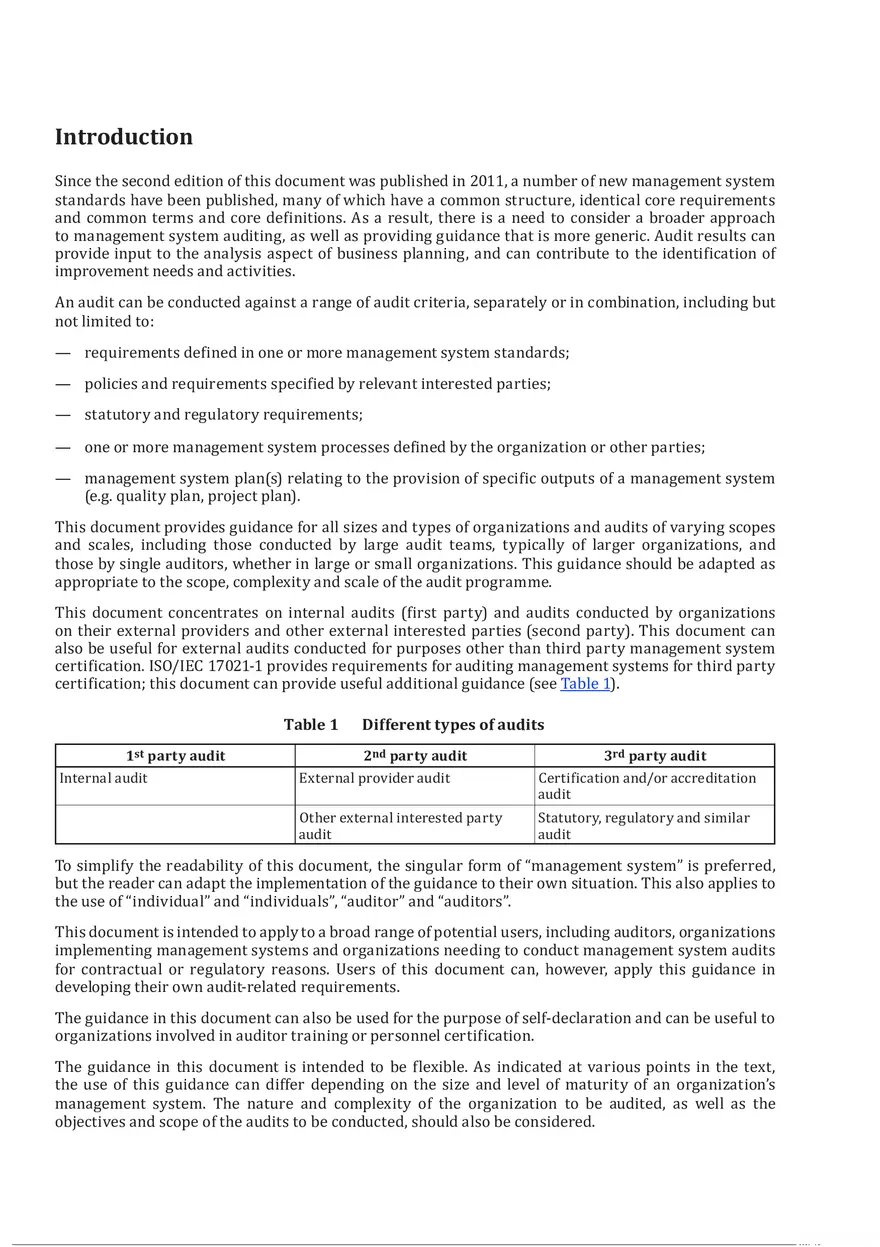 Guidelines for Auditing Management Systems Part 1 - Page 1