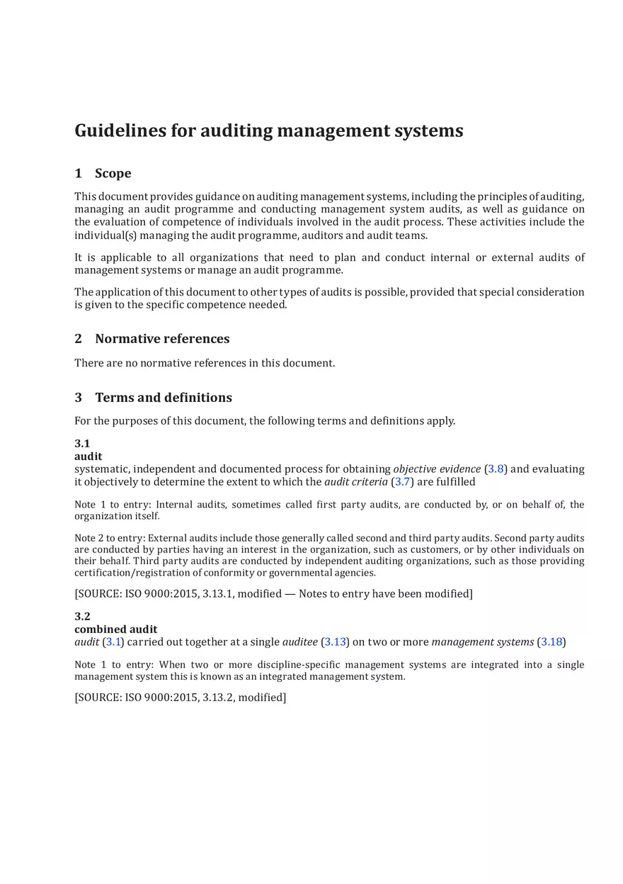 Guidelines for Auditing Management Systems Part 1 - Page 3
