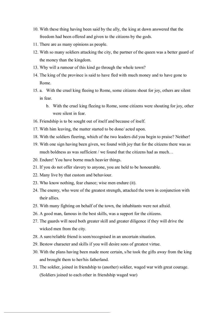 Answer Key for Latin. An Intensive Course Part 6 - Page 2