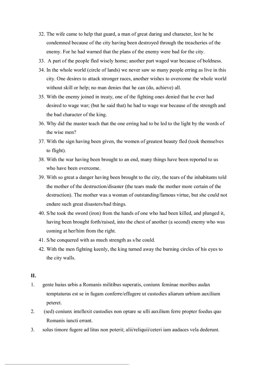 Answer Key for Latin. An Intensive Course Part 6 - Page 3