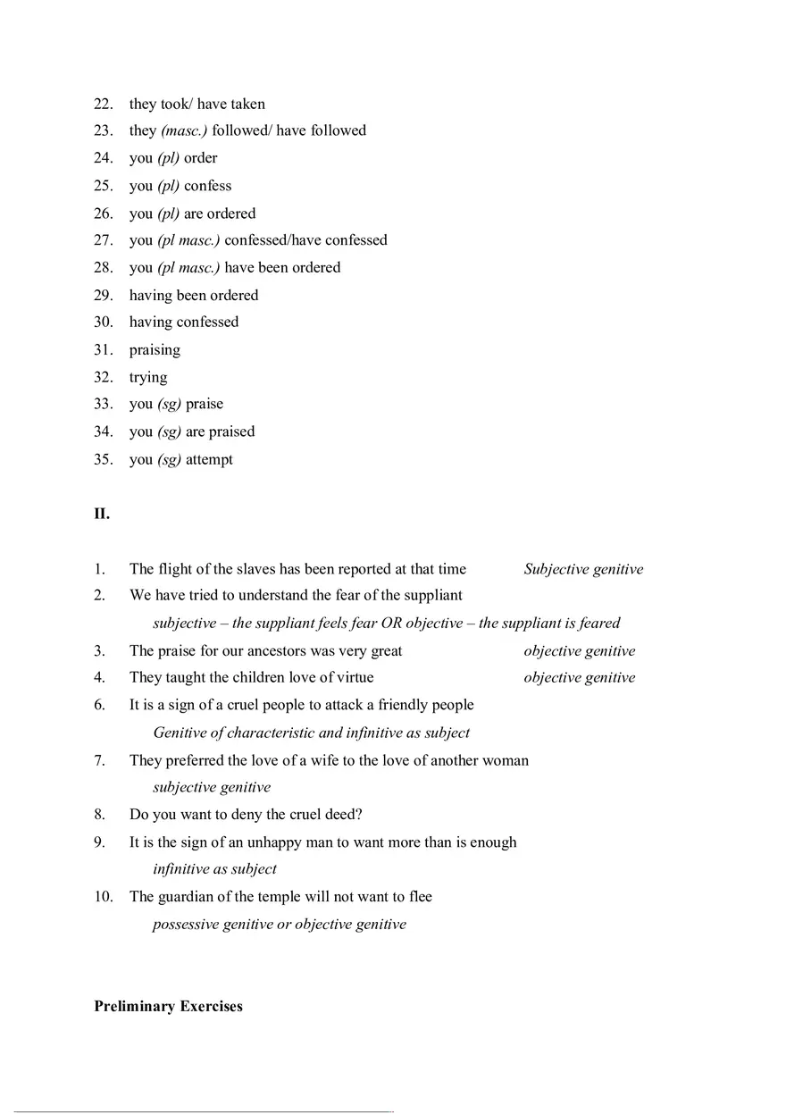 Answer Key for Latin. An Intensive Course Part 6 - Page 6