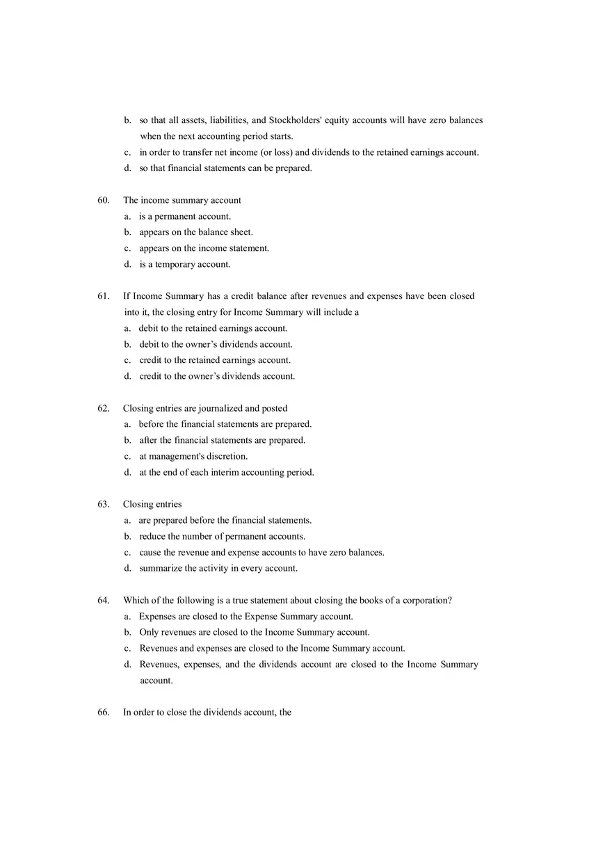 Closing Entries in the Accounting Cycle T of F (Answer Key) - Page 14