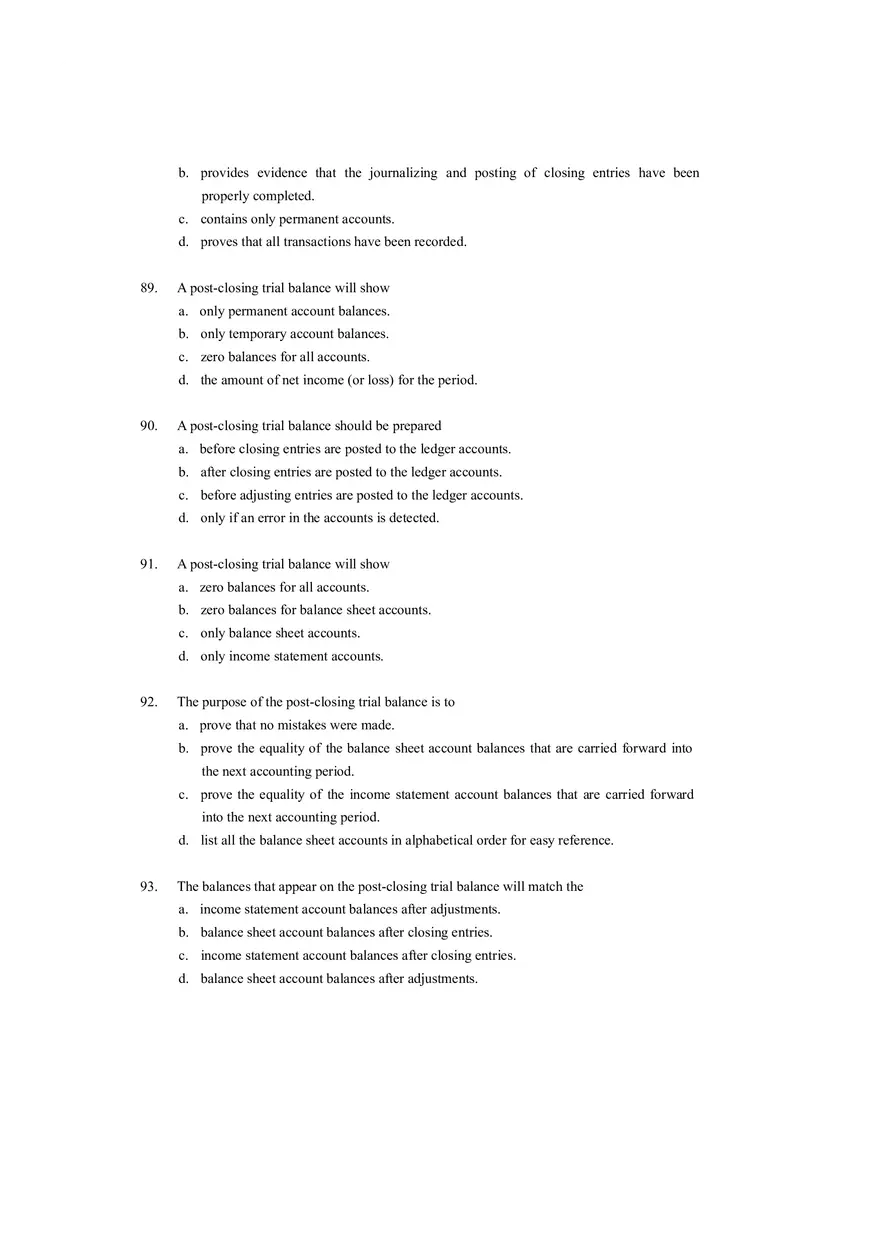 Closing Entries in the Accounting Cycle T of F (Answer Key) - Page 16