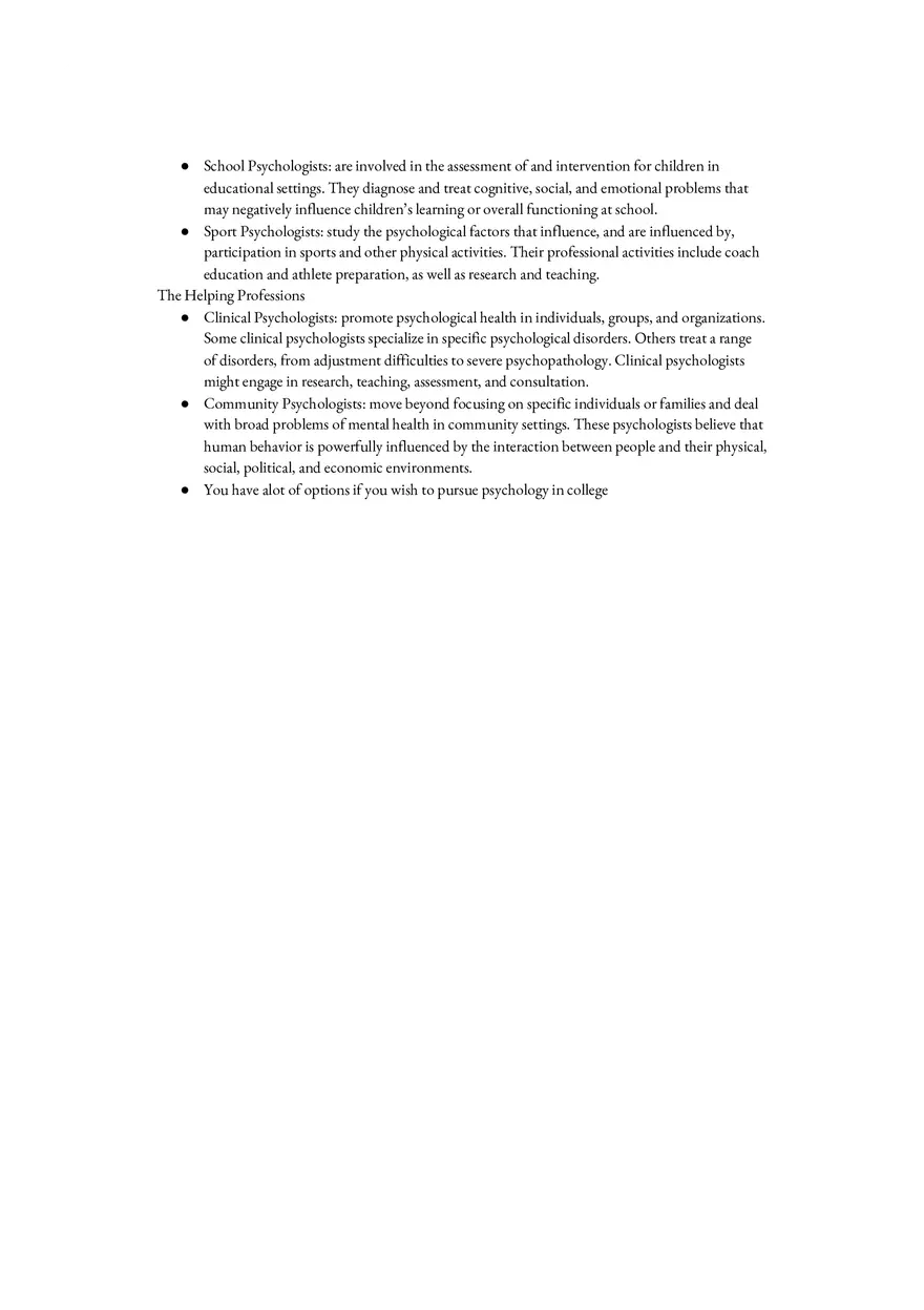 Psychology Notes Unit 1 Psychology’s History and Its Approaches - Page 9