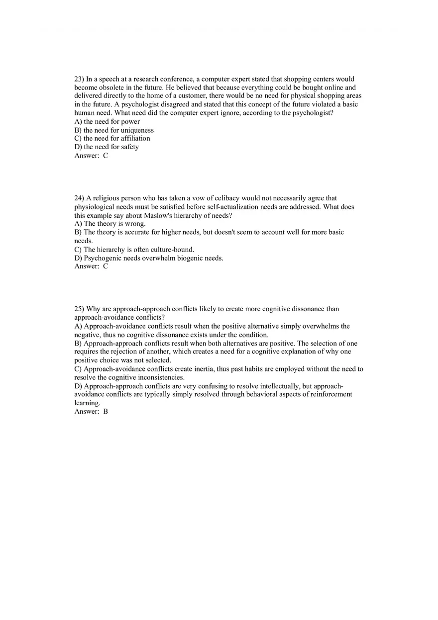 Motivation and Affect Answer Key - Page 8