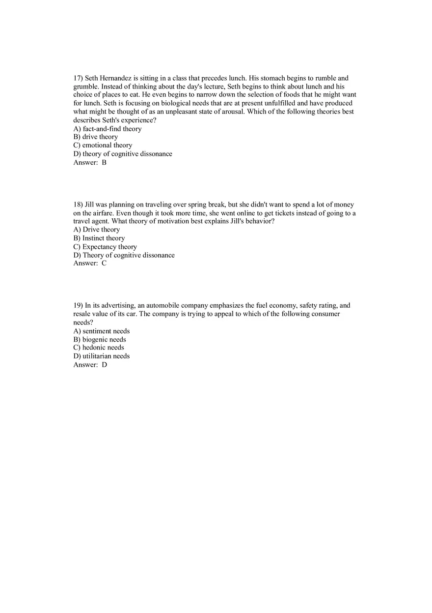 Motivation and Affect Answer Key - Page 6