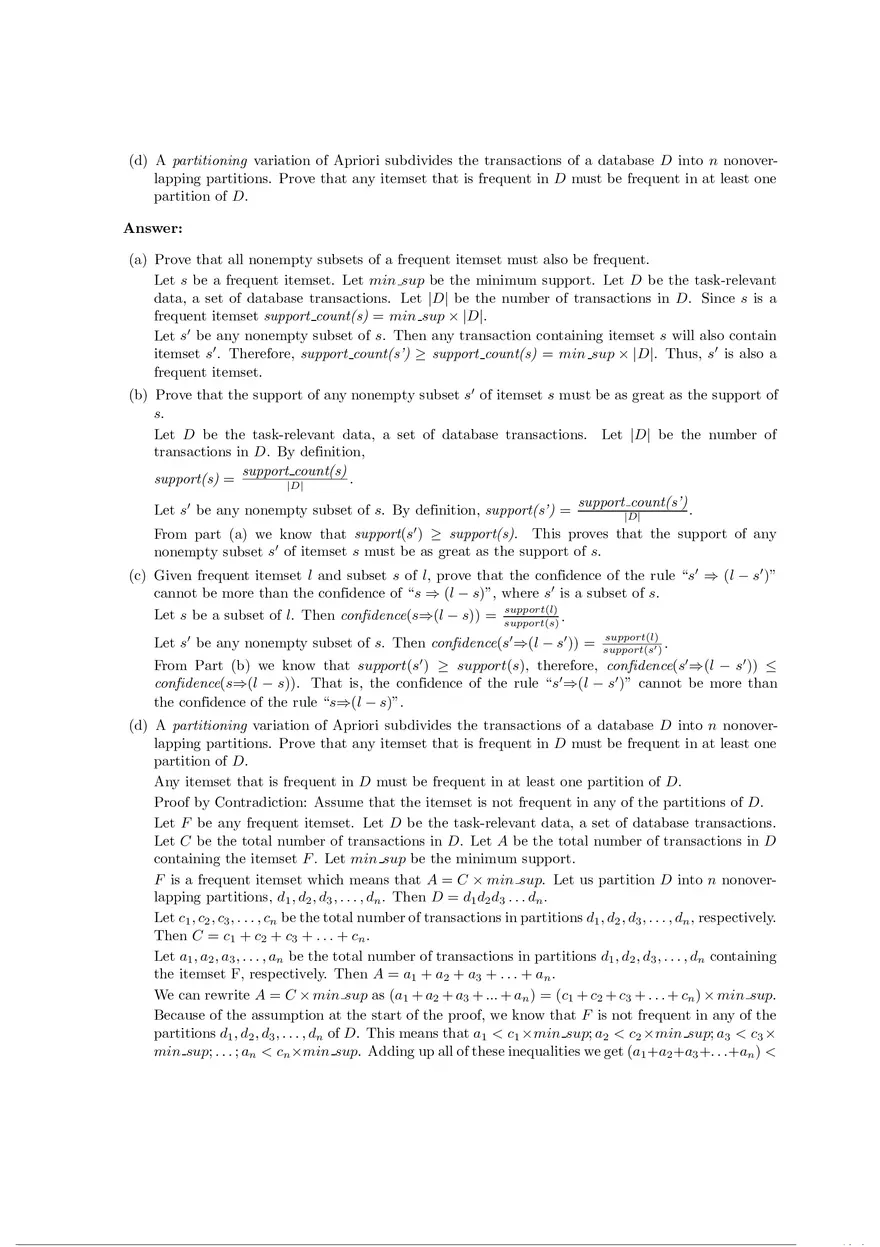 Solution Manual for Data Mining Chapter 6 - Page 3