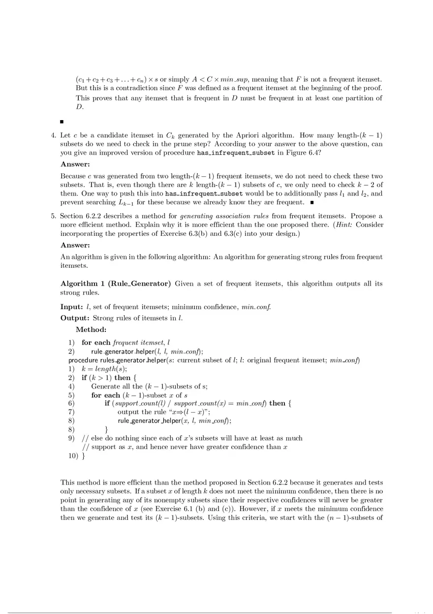 Solution Manual for Data Mining Chapter 6 - Page 4