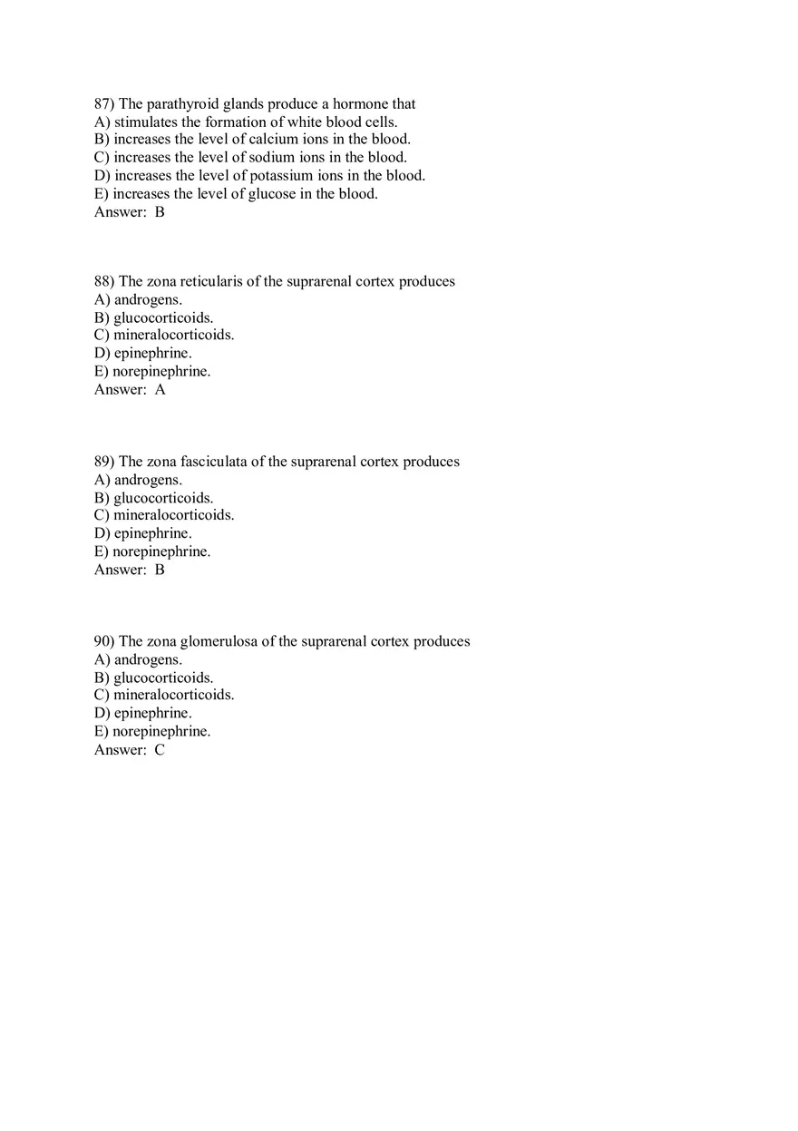 The Endocrine System Answer Key Part 3 - Page 4