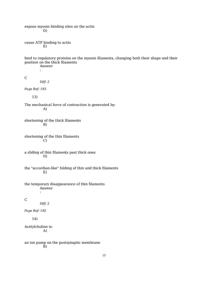 The Muscular System Questions and Answers (7-21) - Page 4
