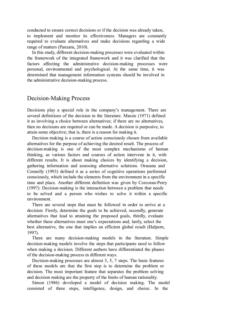 Factors That Affect the Decision Making - Page 2