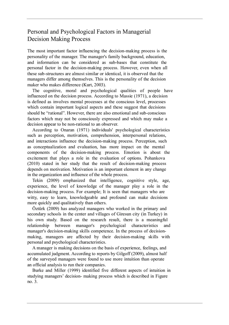 Factors That Affect the Decision Making - Page 5