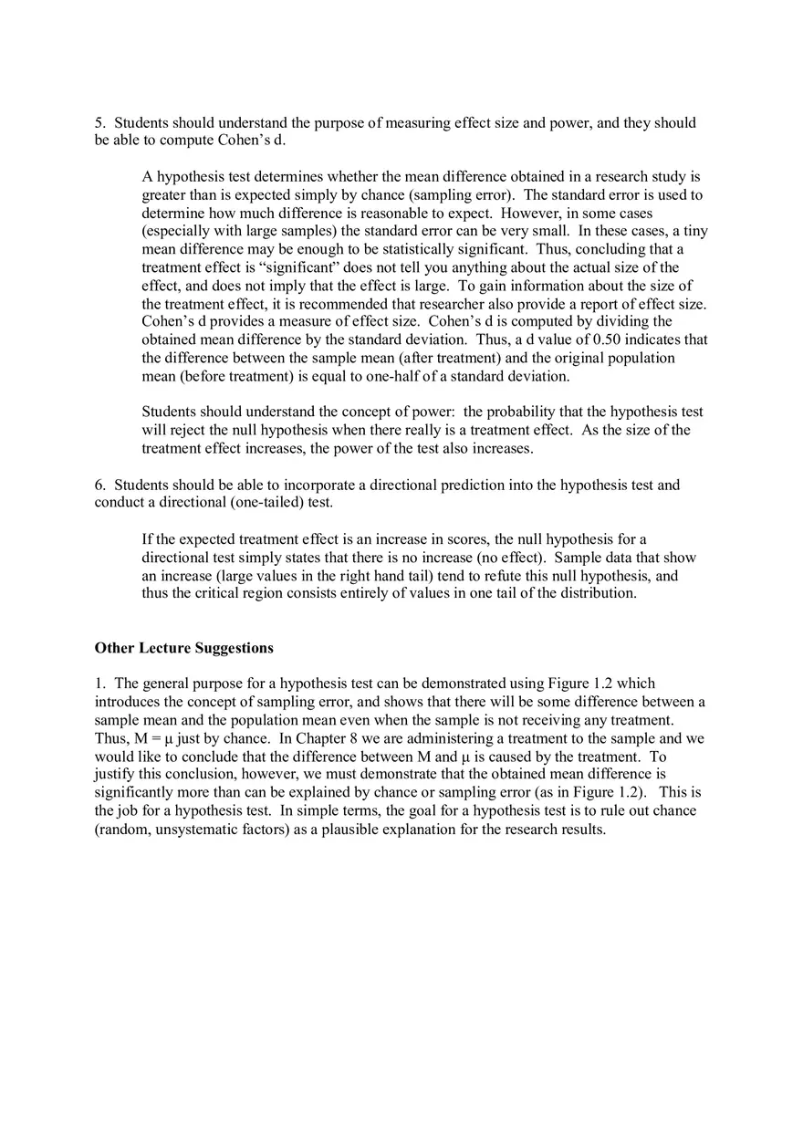 Introduction to Hypothesis Testing Answer Key - Page 11