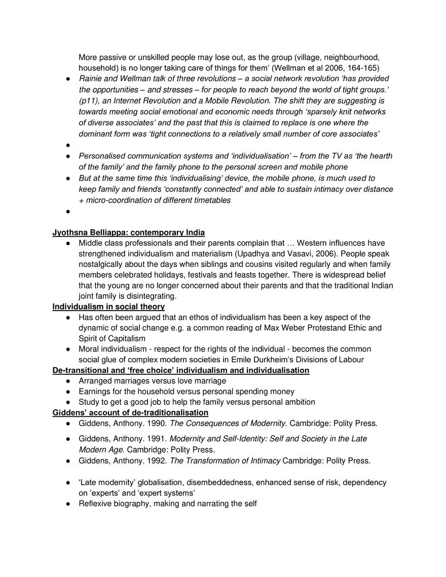 Social Change, Individualization, and Individualism - Page 8