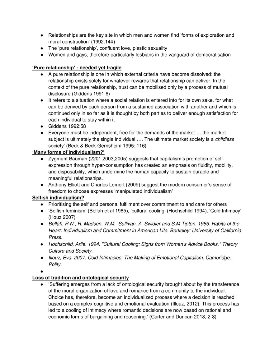 Social Change, Individualization, and Individualism - Page 9