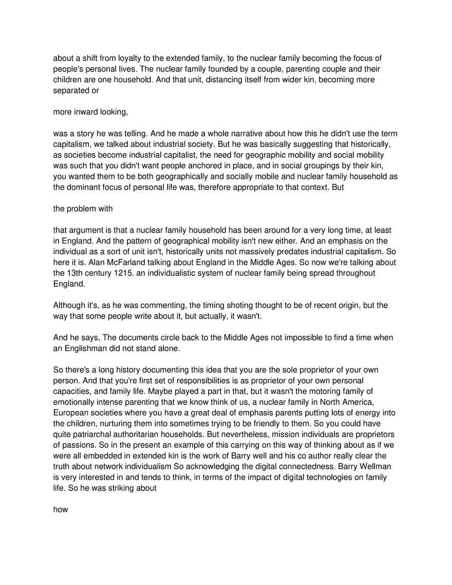 Social Change, Individualization, and Individualism - Page 13