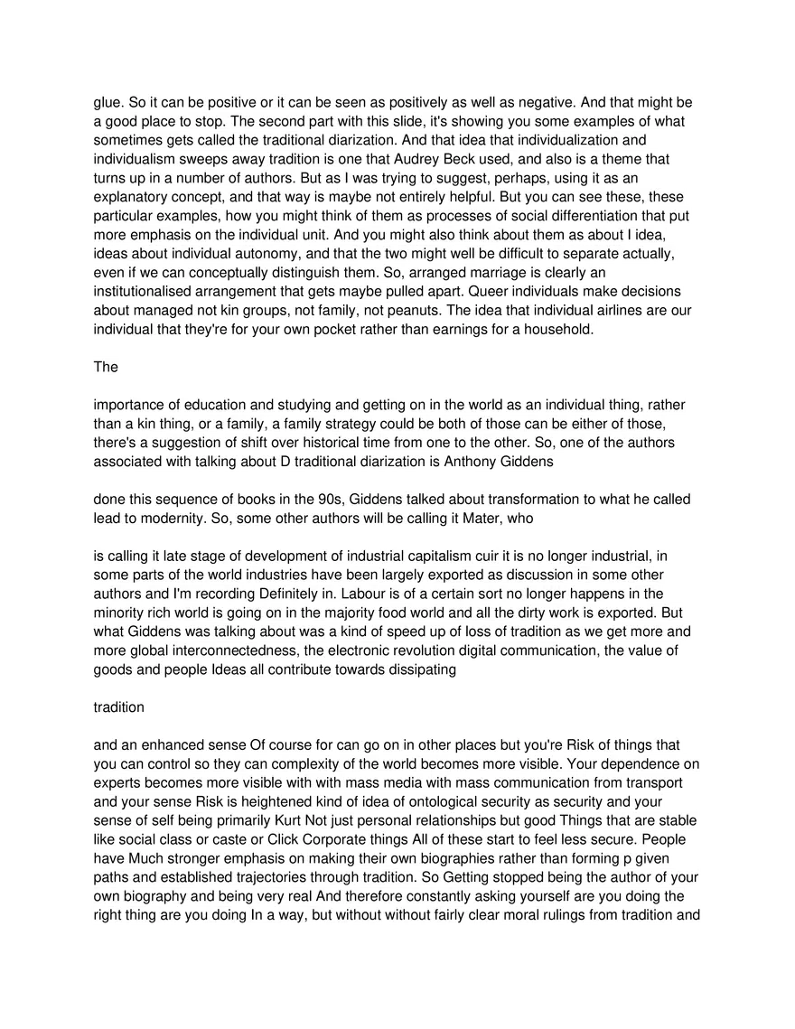 Social Change, Individualization, and Individualism - Page 15