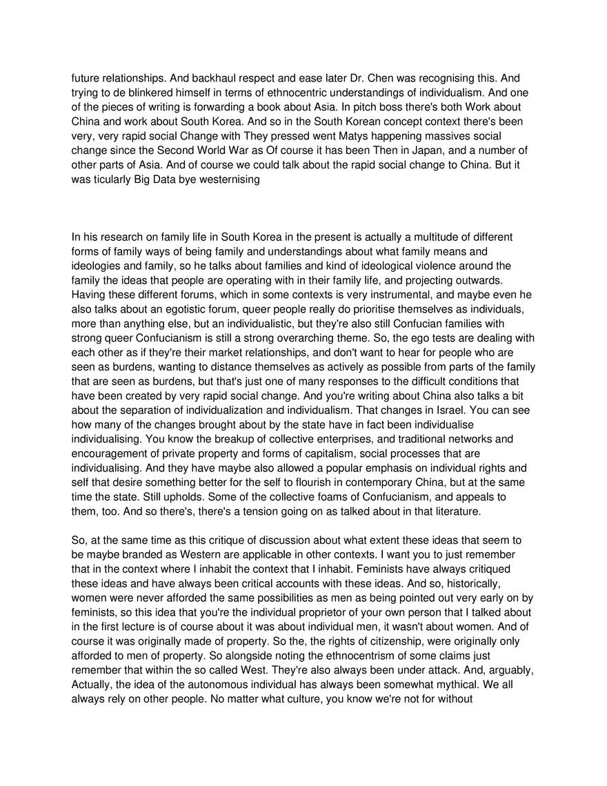 Social Change, Individualization, and Individualism - Page 6