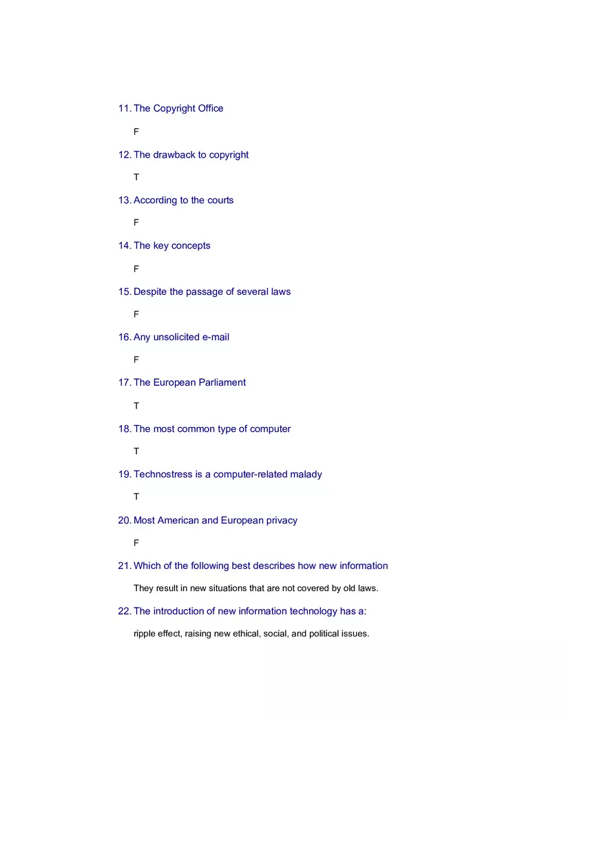 Introduction to Information Systems and Data Analytics Answers Part 1 - Page 8