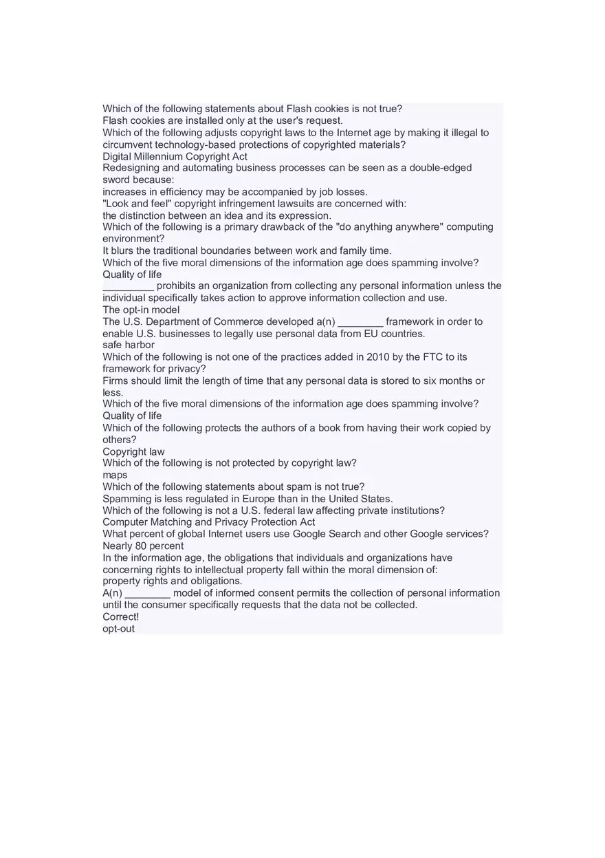 Introduction to Information Systems and Data Analytics Answers Part 1 - Page 3