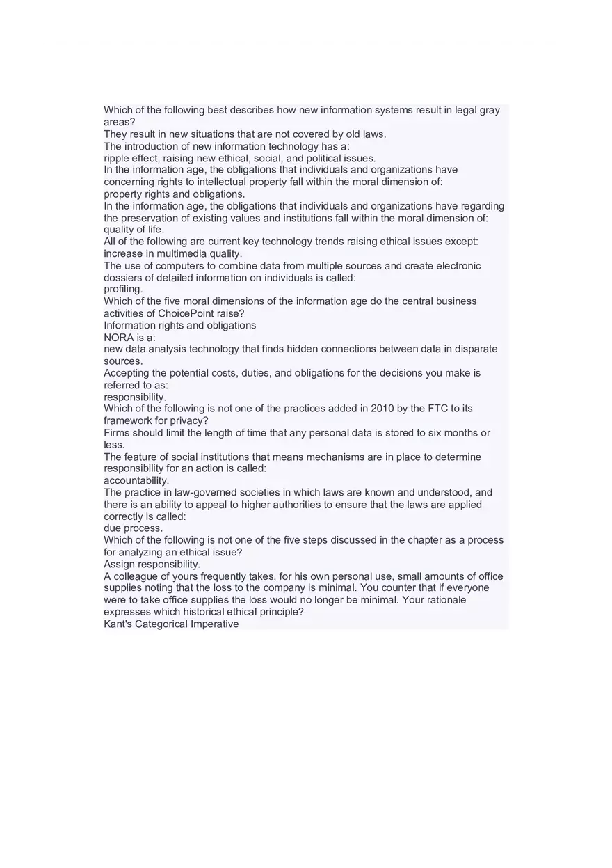 Introduction to Information Systems and Data Analytics Answers Part 1 - Page 4