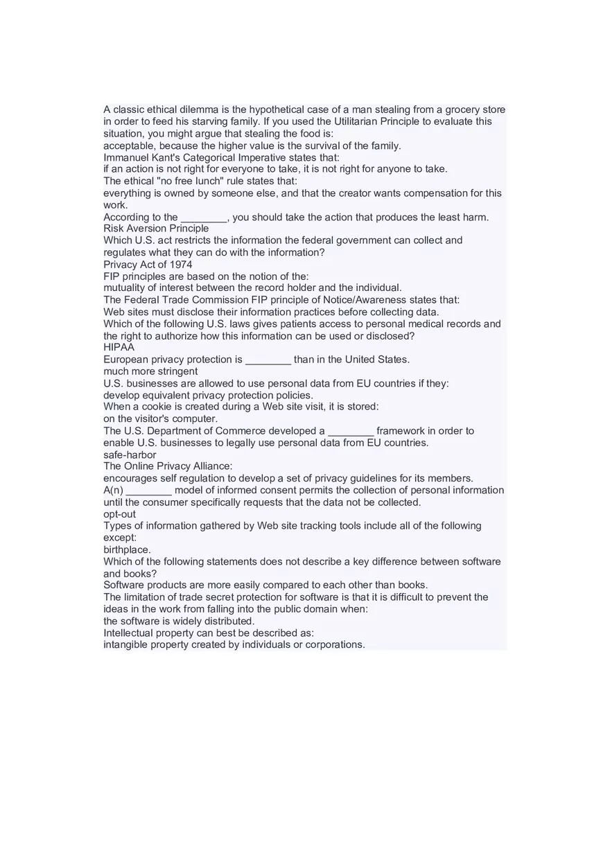 Introduction to Information Systems and Data Analytics Answers Part 1 - Page 5